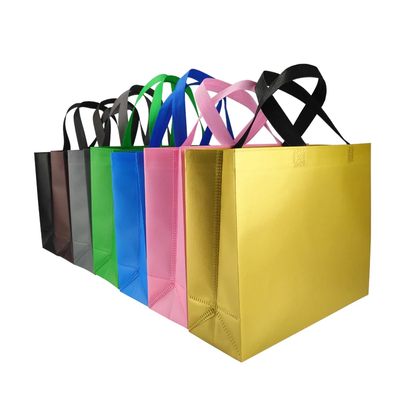 
Color Printing Non-woven Bags LOGO Customized Advertising Shopping Bags 