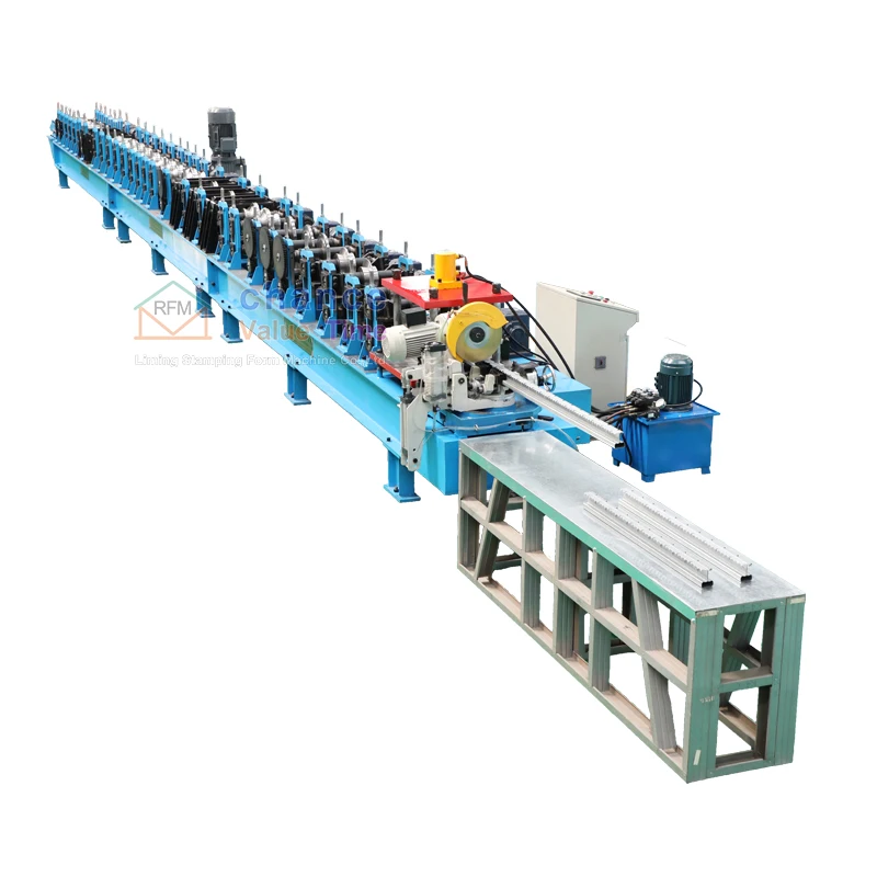 LM Hot sale customize Galvanized steel metal fence post roll forming machine for outdoor fence