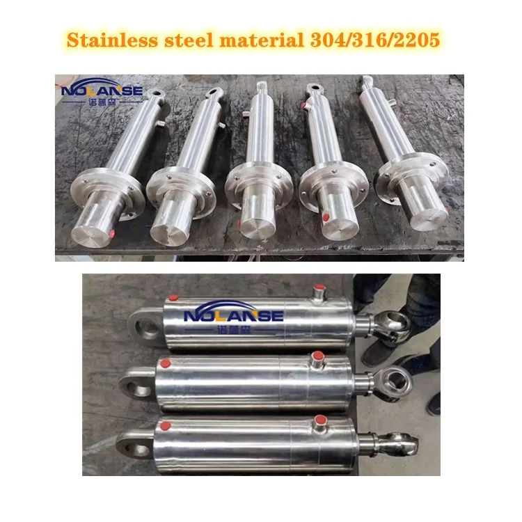 Customize S304 S316 Stainless Steel Hydraulic Cylinders Factory
