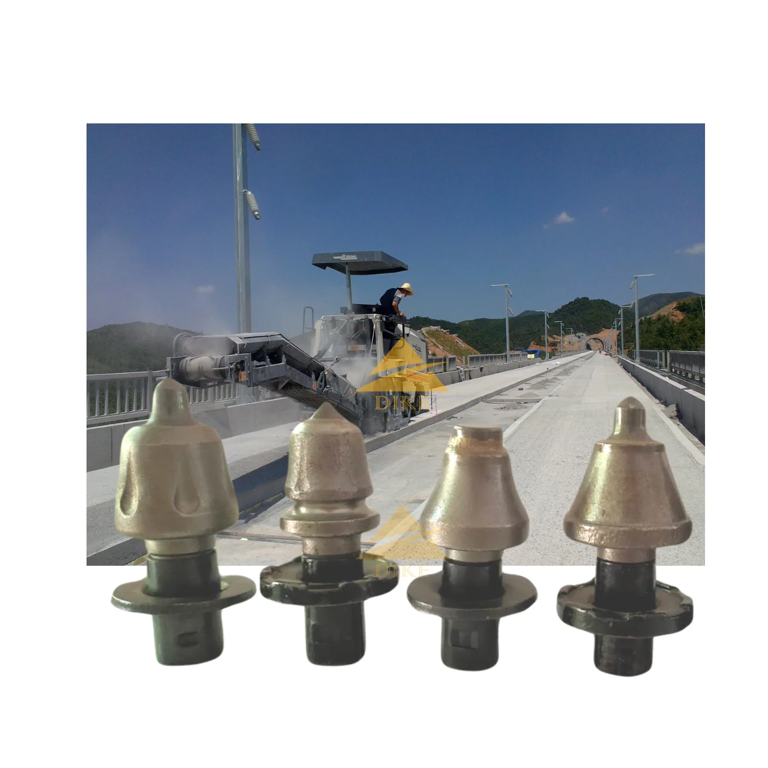 Wear resistance road milling teeth w6 20x w7 20x w8 20x  road planner picks for w200f w1900 milling machine spare parts