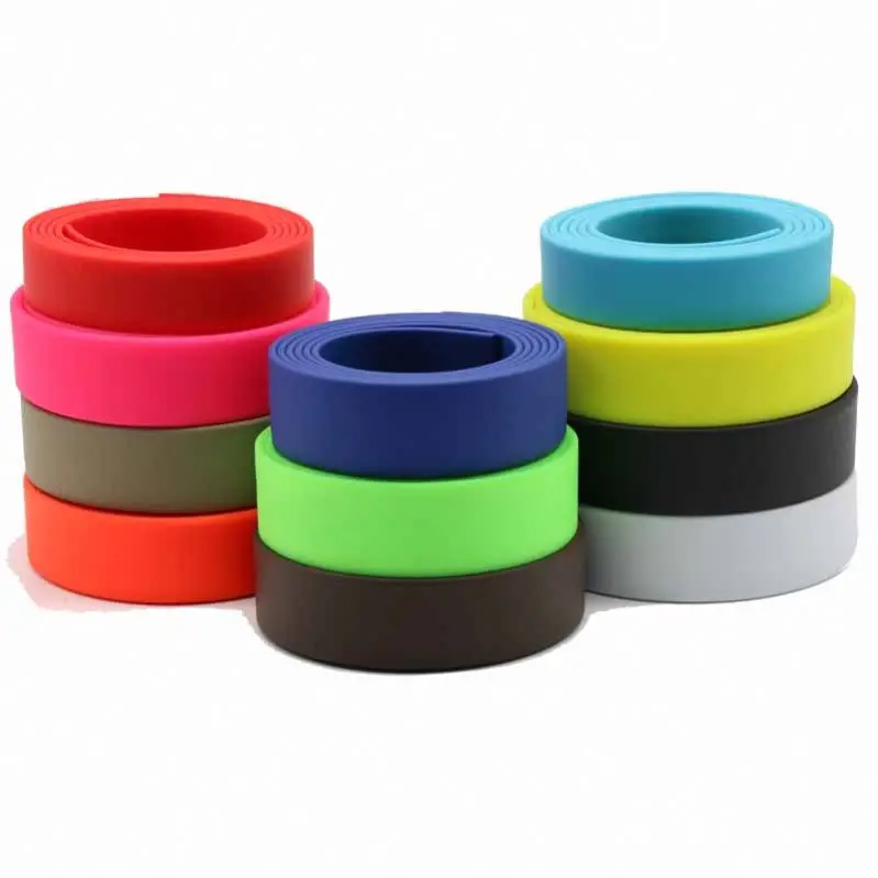 Muker 2024 Hot Selling Custom Color PET PVC Coated Webbing Eco-Friendly Durable Waterproof Seat Belt Solid Pattern Wholesale