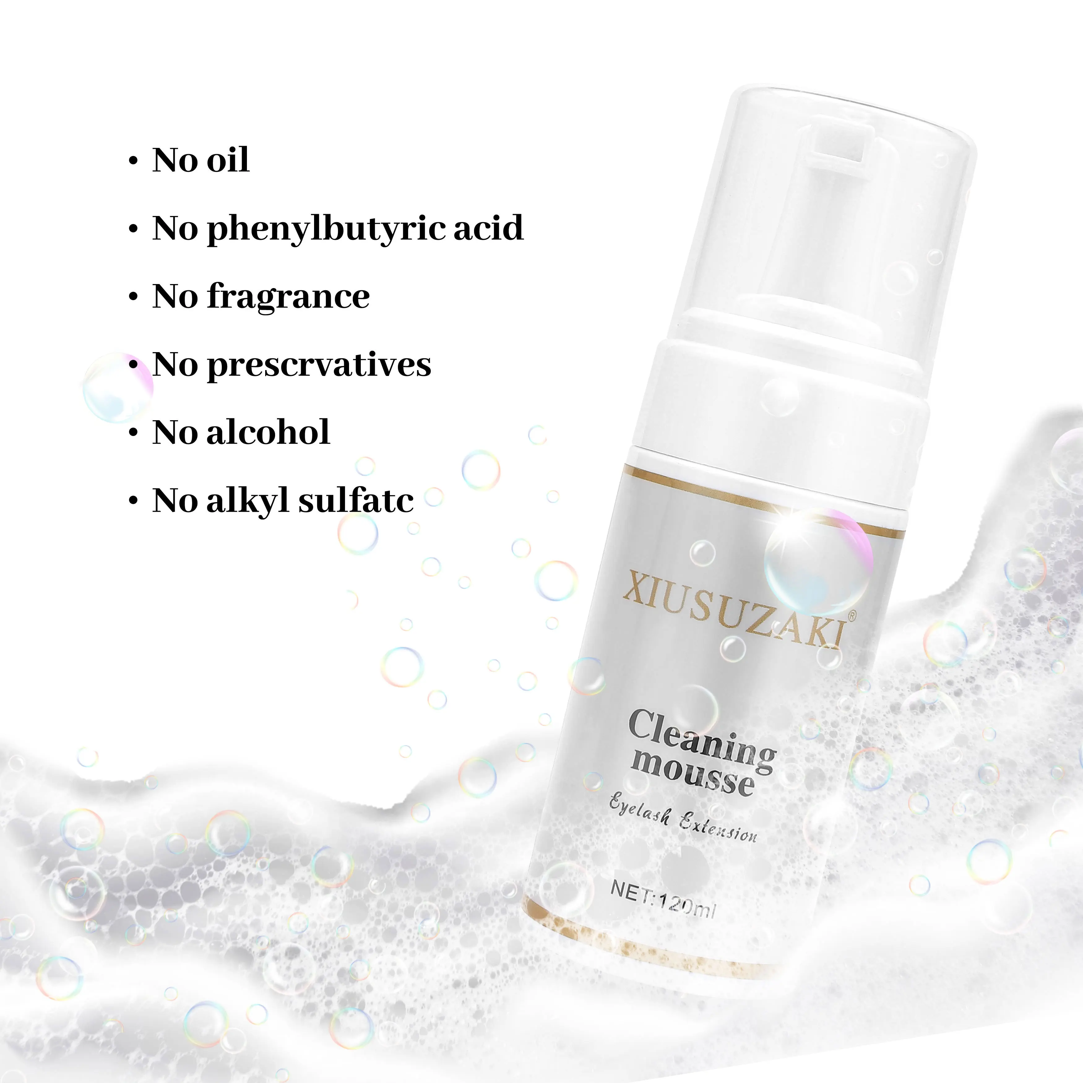 wholesale Sky Zone Lash Wash Soft and Gentle for Eyelash Extension Eyelash Foam Cleaner Cleansing Foam eyelashes Lash Shampoo