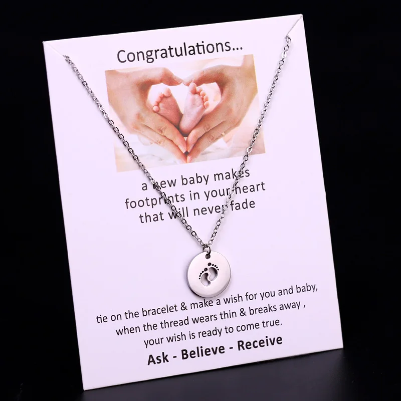 LWD60376 Stainless Zodiac Family Tree of Life Dragonfly Snowflake Christmas Wish Gift Footprints Dog Cat Paw Person Necklaces