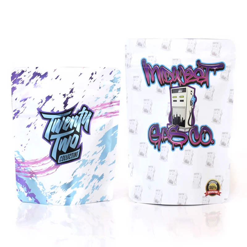 Reclosable Food Grade Safe Plastic Locking Bag with Tear Notches Pouch Customised Self Sealing Aluminum Foil Snack Package Bags