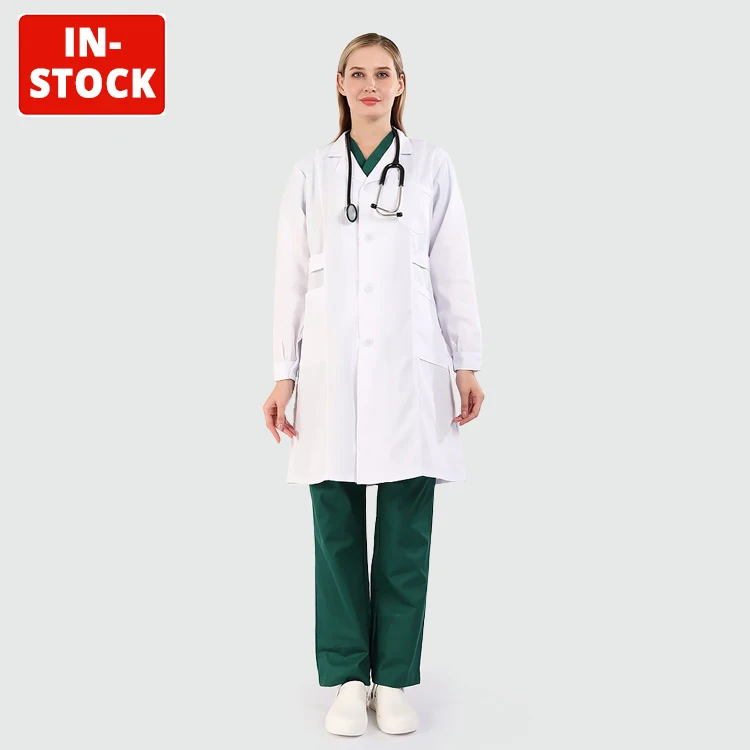 Quality Elegant Pharmacy Uniforms Medical Lab Coat Doctor Scrubs