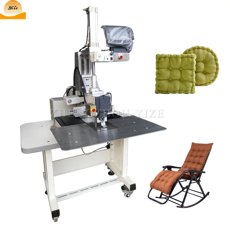 Industrial pillow cushion stitching machine cushion tufting tacking machine round hole sewing machine for pillow Cases