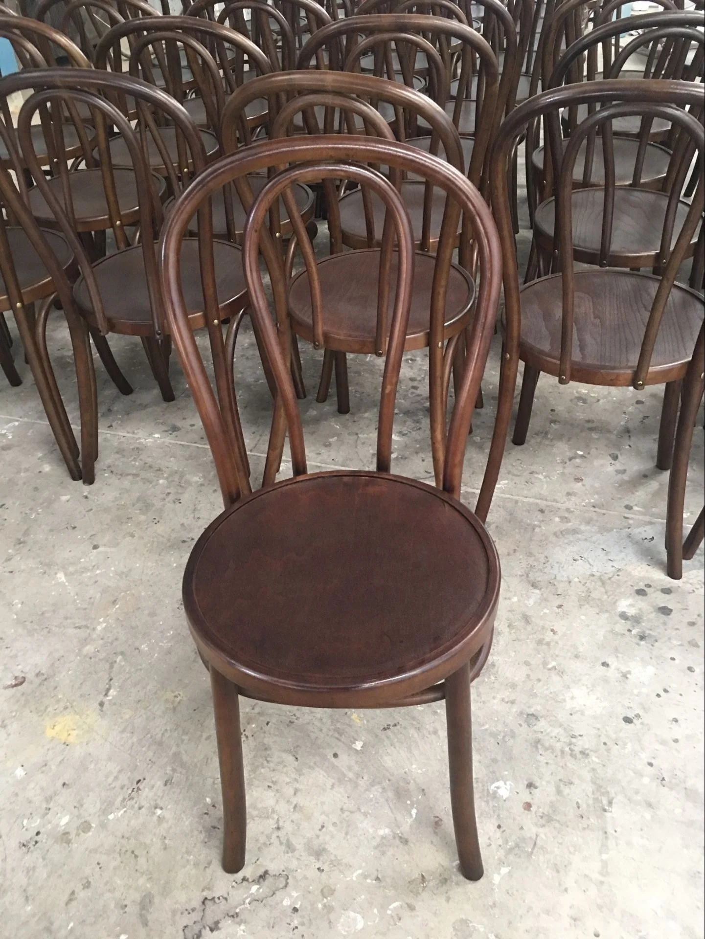  Современный модный стул из Bentwood Thonet деревянные бутиковые стулья белого и синего