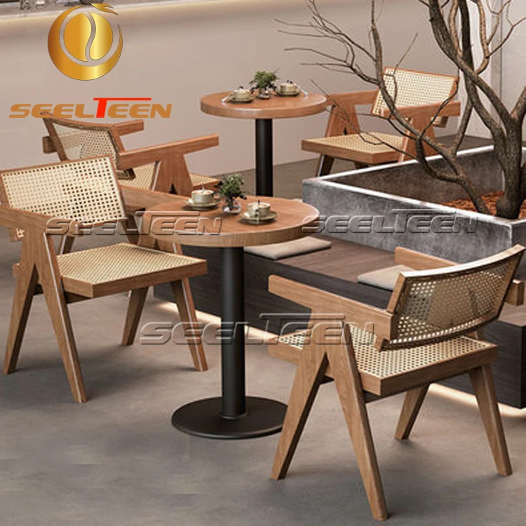 Classic American Industrial Vintage Style Restaurant Bistro Bar Coffee Shop Fast Food Iron Dining Chair And Wooden Table Sets