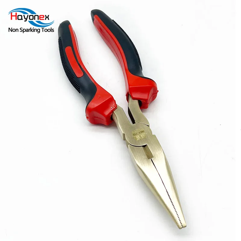 High Quality Safety Tools Explosion Proof Needle Nose Pliers Aluminum Bronze Non sparking tools strong pliers