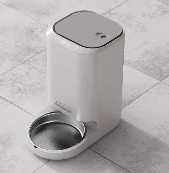 Vacuum dog food dispenser Tuya smart mobile phone app remote control automatic vacuum pet feeder