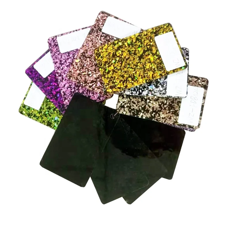 Sheets Pink Gold Acrylic Sheet Glitter Sticker 3mm Sheet