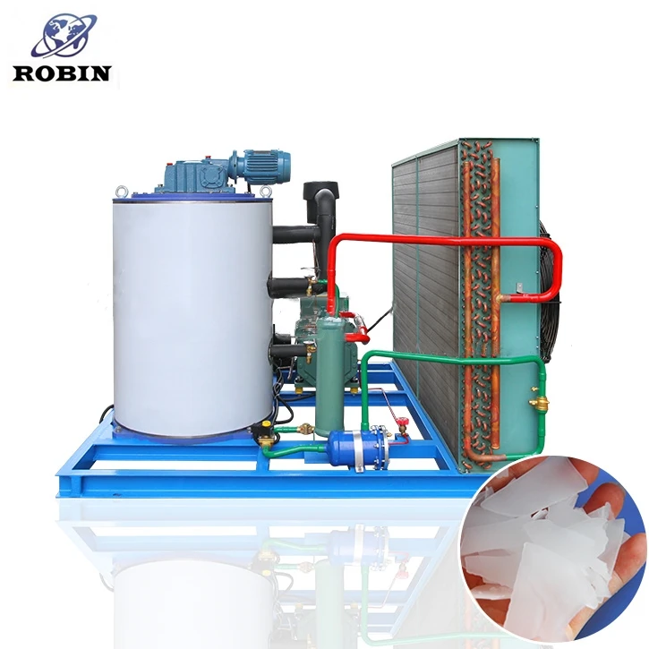 New design industrial 10 tons flake ice machine 10000kg/day flake ice plant good price
