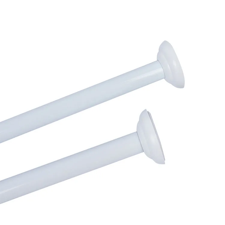 Curtain Hanger 90 Degree Curved Wall Mounted Bathroom Corner stainless steel shower l-shape rod