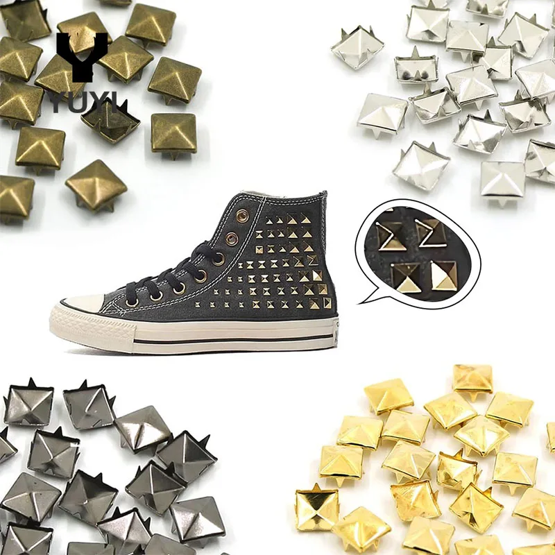 Nuts, rivets and rivets are purchased from rivet cam China and can also be used for metal products on shoes