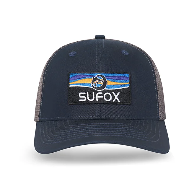 Low Price Custom Embroidery Patch 6 Panel Trucker Hats China Manufacturer High Quality Baseball Cap Sports Cap