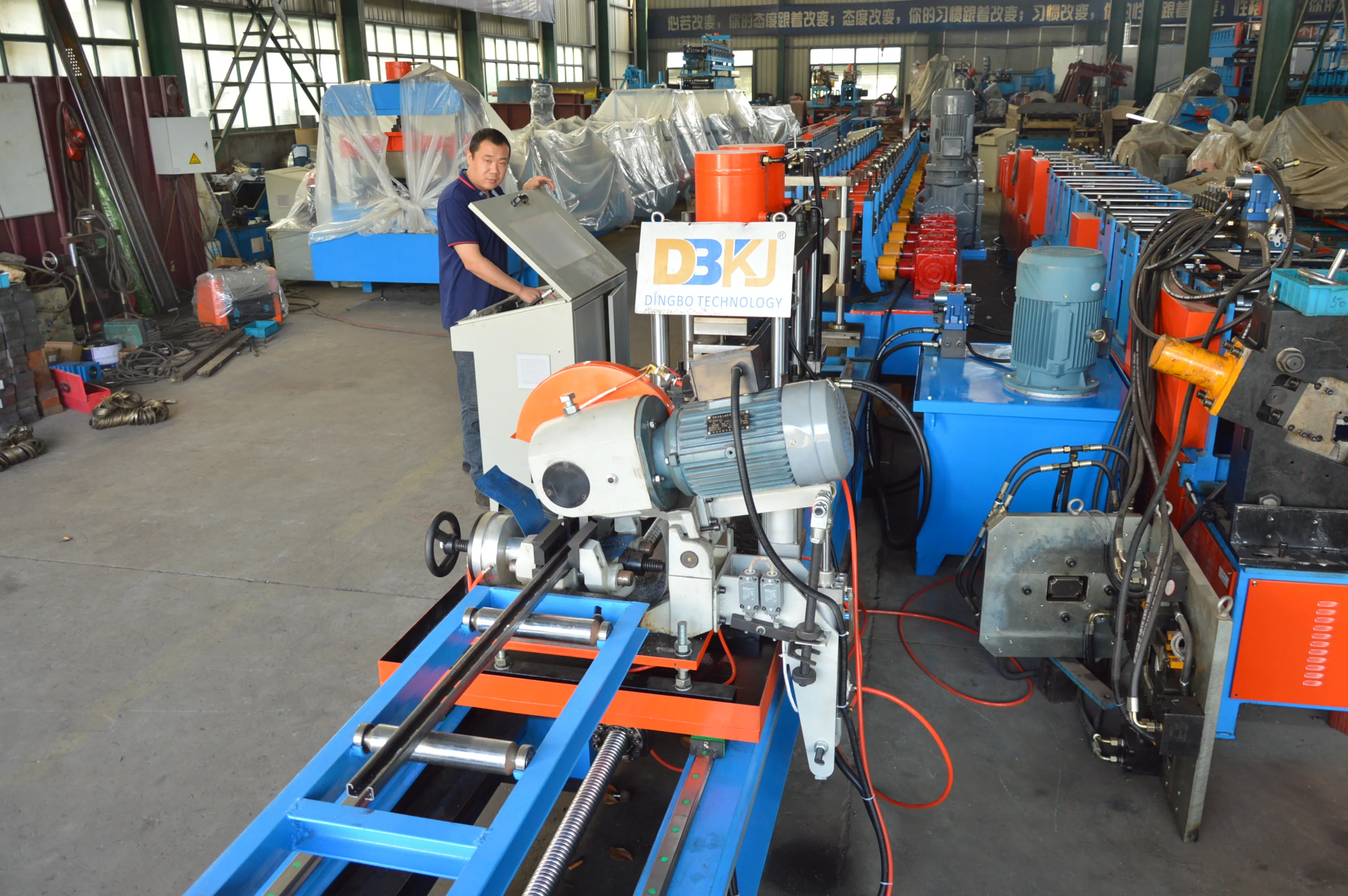 High Performance  Cu Channel Solar Panel Roll Forming Machine for Building Material