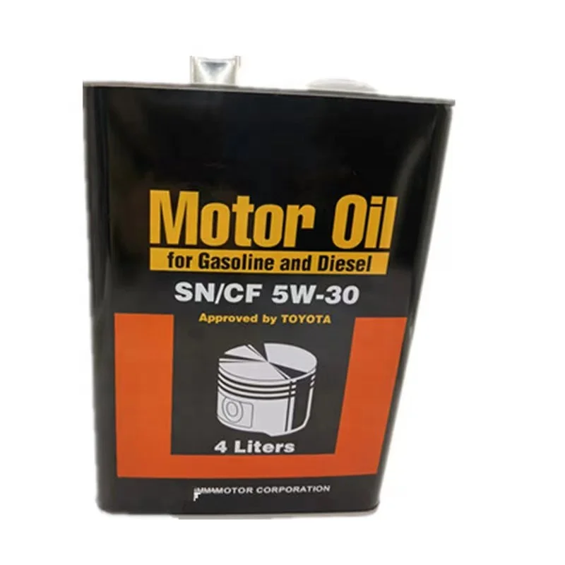 Toyota Iron Bucket SN/CF5W-30 Diesel Oil Fully Synthetic 4L 08880-83322 Engine Lubricating Oil Automotive Use Base Oil