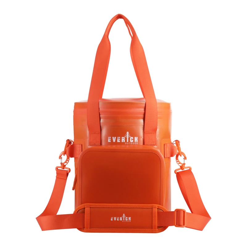 Everich Cambodia Factories Soft Cooler Camping Large Capacity Ice Cooler Box 840D TPU Waterproof Round Ice Cooler Bag