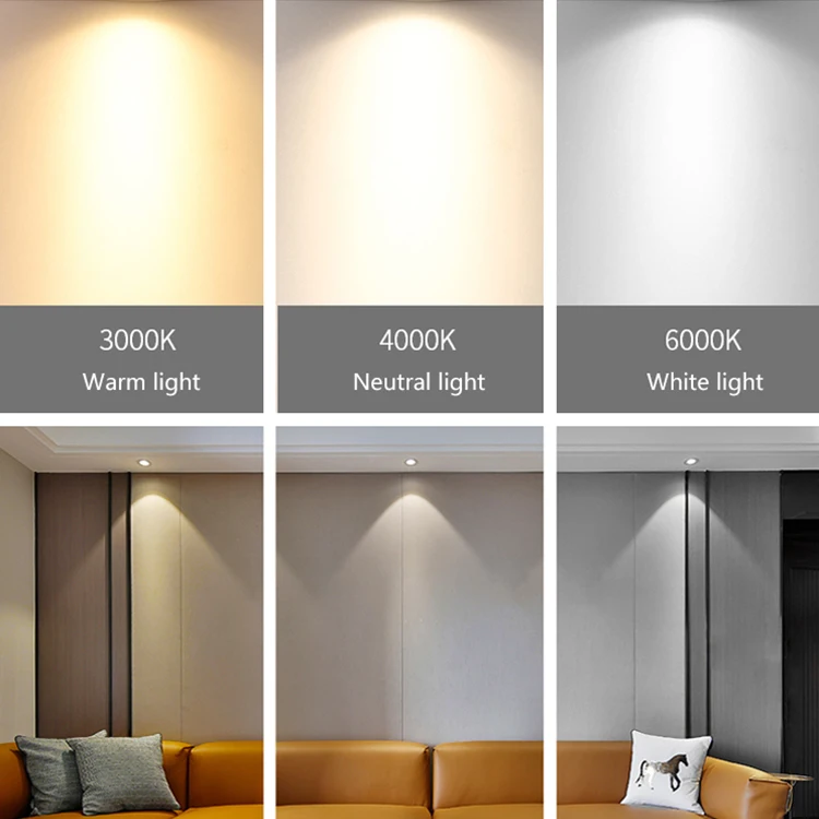 High Quality Hotel Wall Washer Mini led Light Downlight Dali Dimmable 12W 24W Warm White