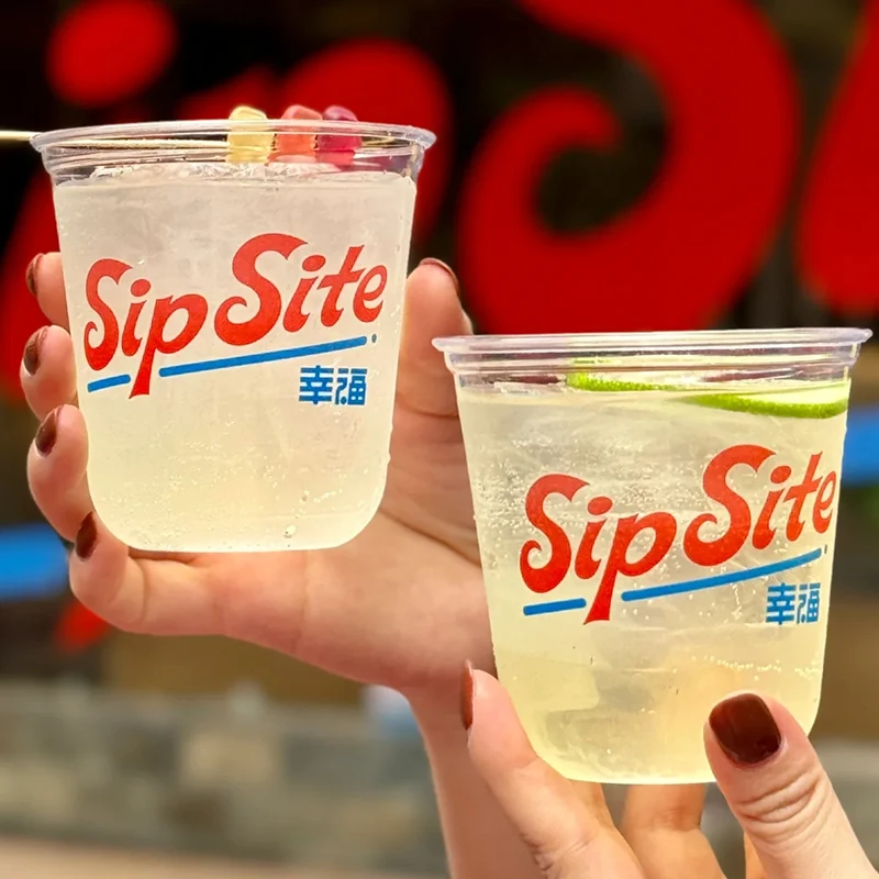 drinking color disposable transparent frosted pet custom boba tea 16oz u shape wholesale juice lid sealing film for plastic cup