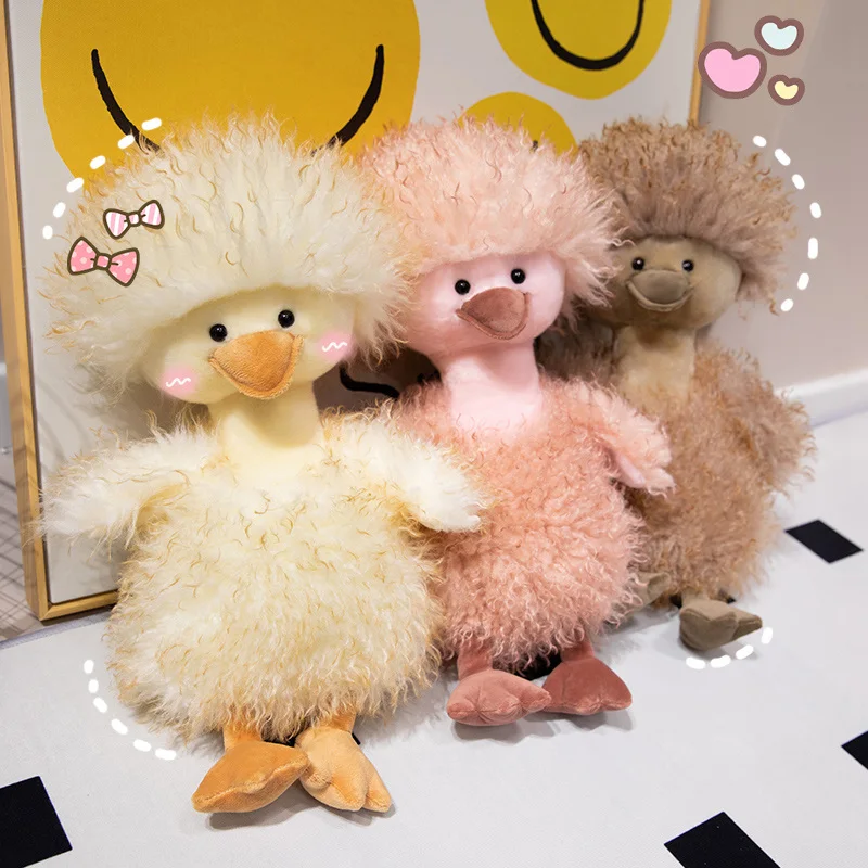 New Product Ideas 2024 Stuffed Animals Toys Hot Sale Low MOQ Duck Plush Toy, Customize Stickers  Duck Toy