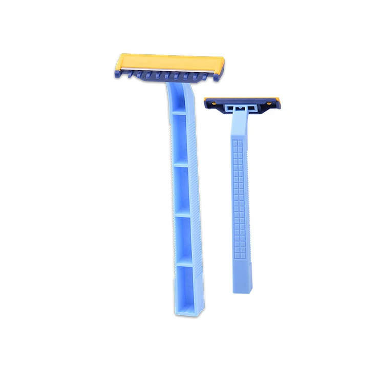 Factory Price Two-Layer Stainless Steel  Blade Straight  Disposable Shaving Razors For Men OEM