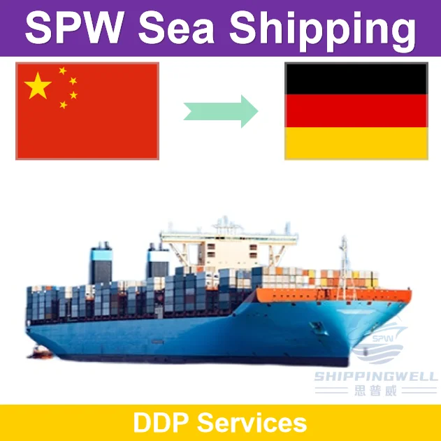 Fast FCL 40HQ Sea Freight Forwarder DDP from Shenzhen China to Hamburg Germany with Customs Clearance and Door to Door Services