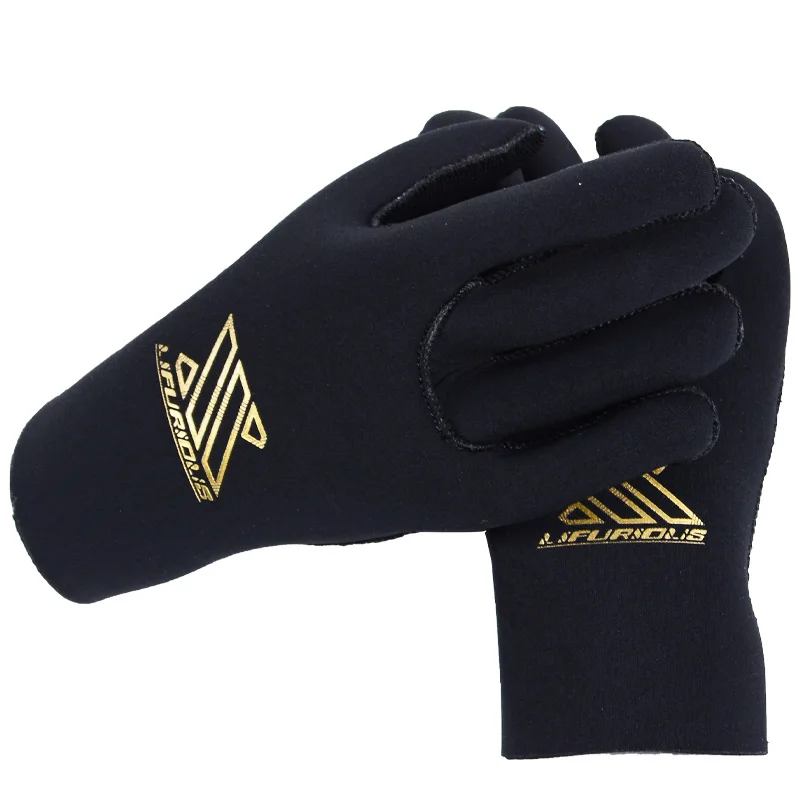  3mm spandex skin tight CR neoprene gloves protective