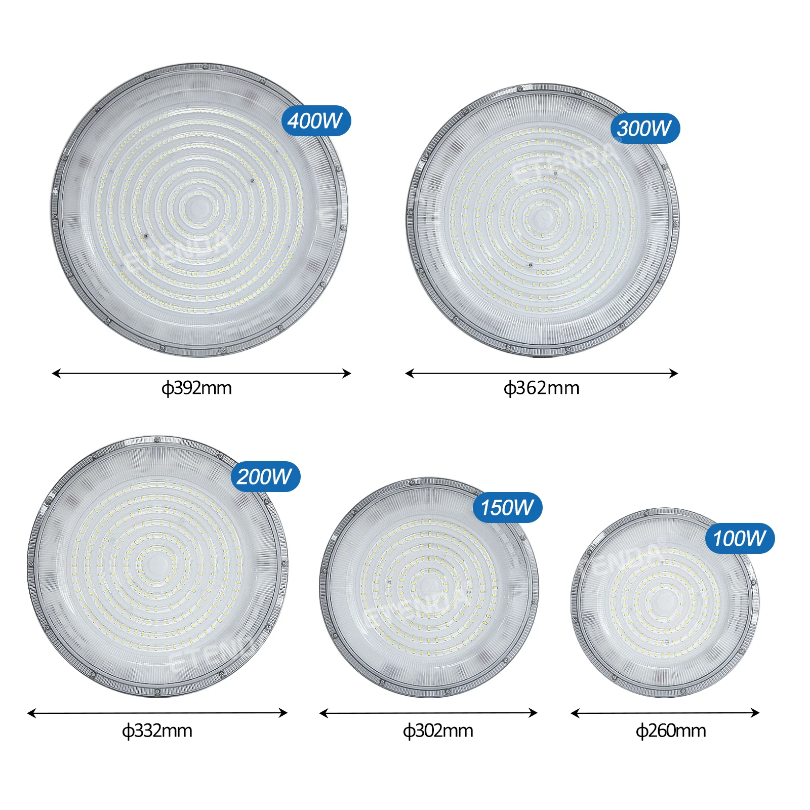IP66 Commercial Light New Design LED Workshop Garage Lights Ceiling High bay light Fixture