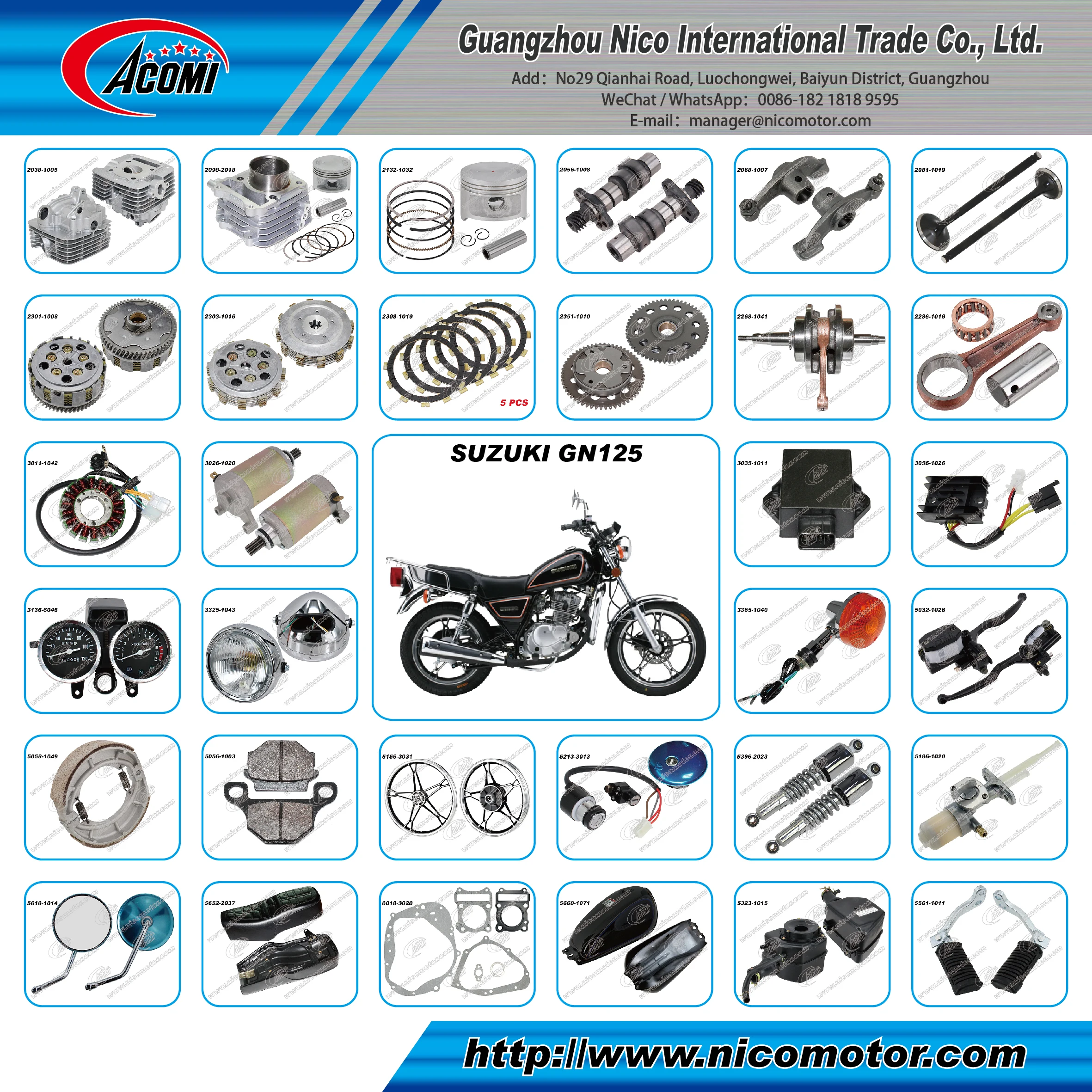 Cylinder Head  Cover for motorcycle parts GN125