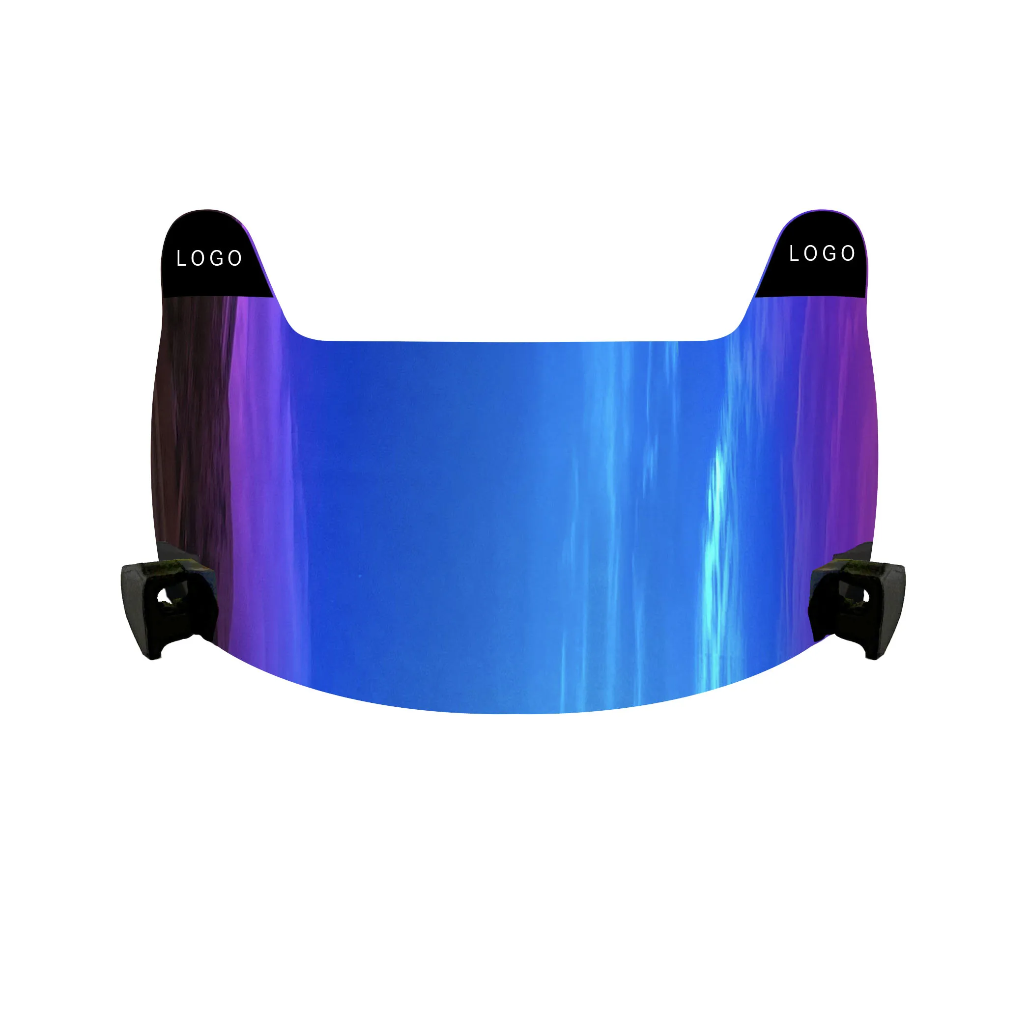 HD Adjustable Youth Rugby Helmets Custom Football Visor Lens for Kids Windproof and Dustproof Custom Sports Shield for Skating