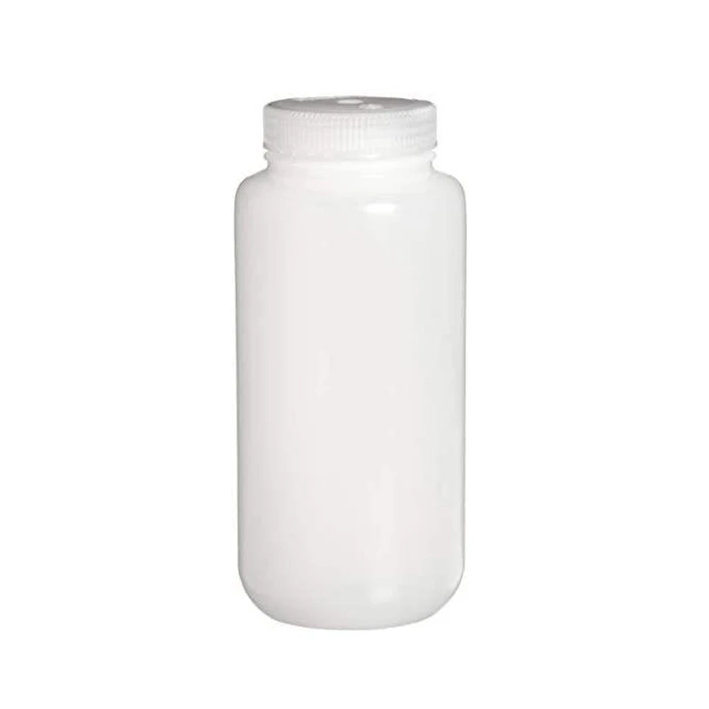 Laboratory Grade Polypropylene Wide Mouth 1000ml HDPE Reagent Bottle
