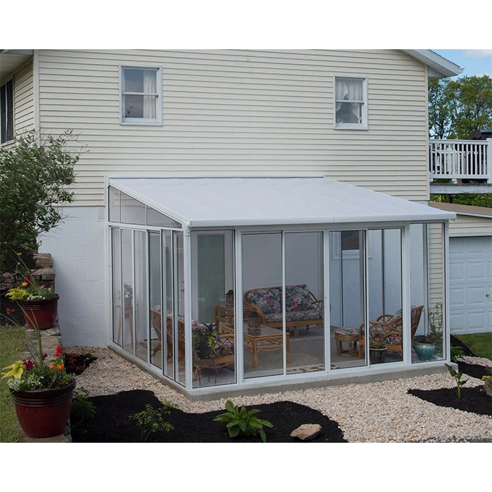 Victorian Tempered Insulated Glass House Soundproof Sun Room For Veranda