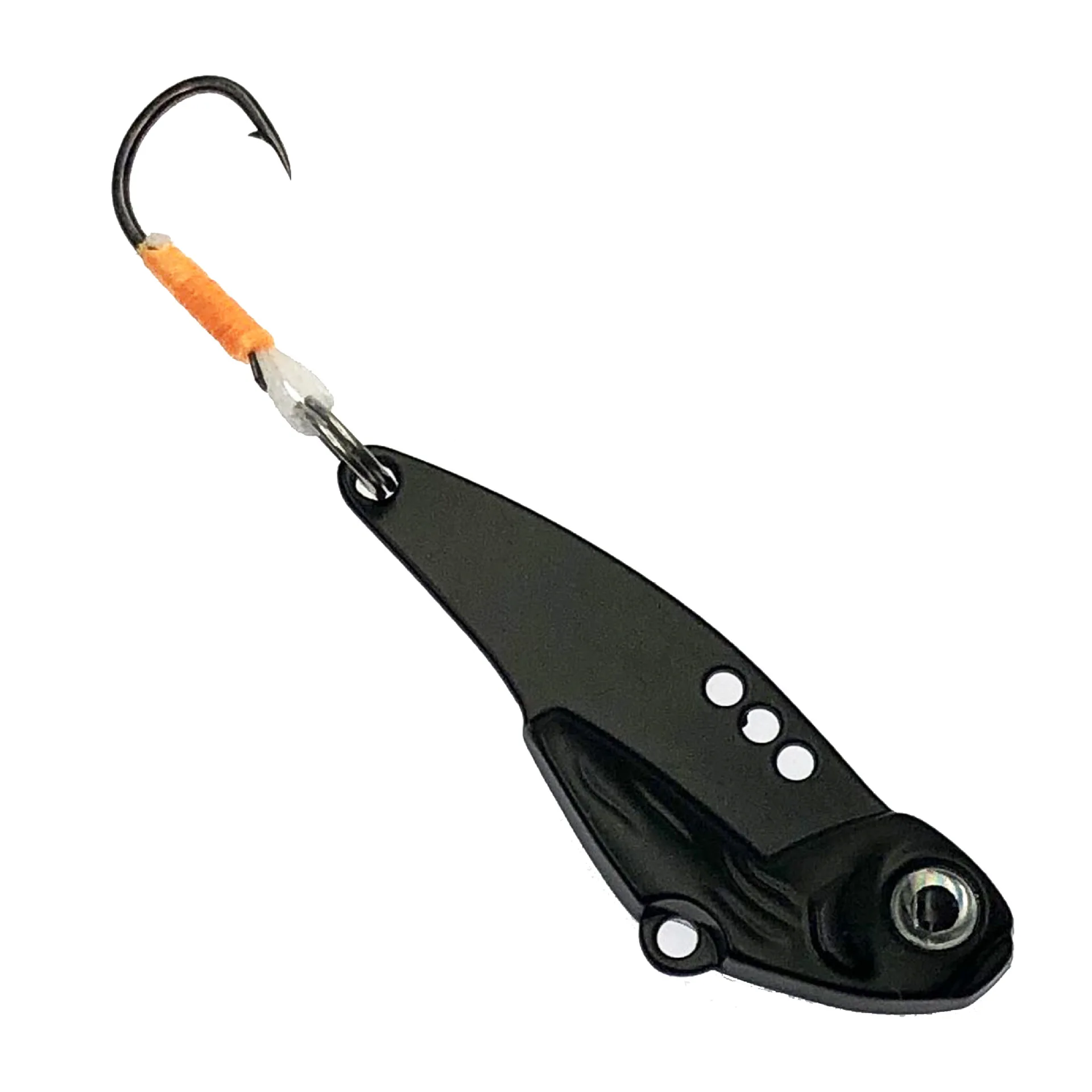 VIB 2.5/3.5/5/7g Sequin Fish Hook Artificial Hard Bait Fresh Water Stream Single Hook Metal Topper Perch