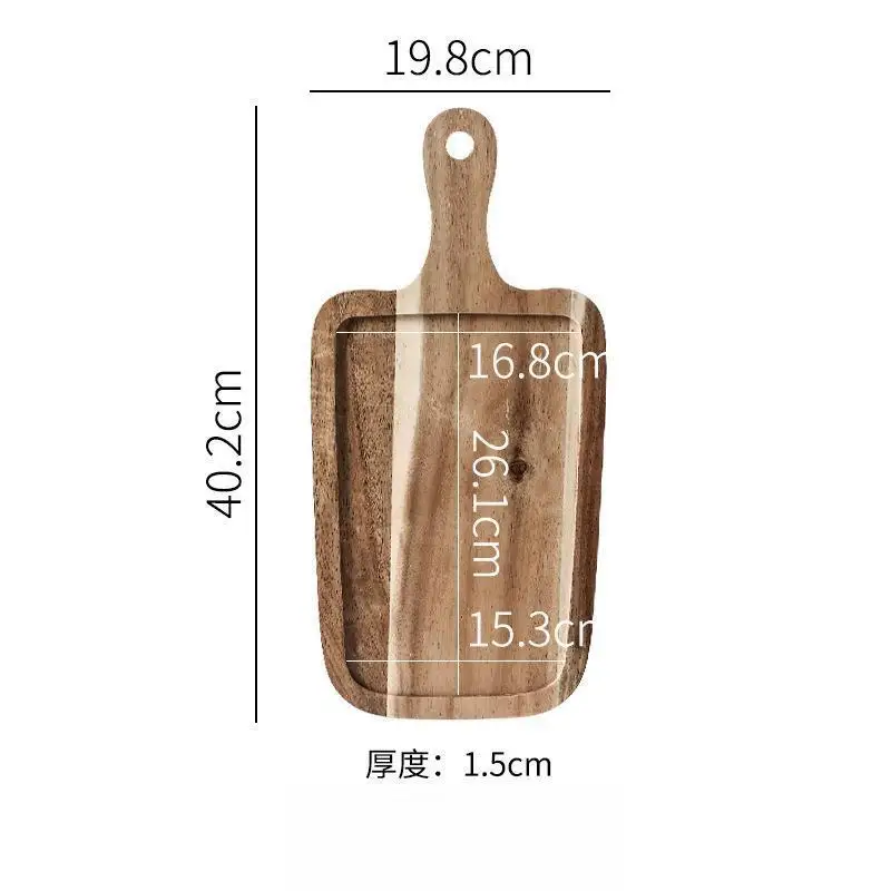 Premium Wooden Pizza Peel Acacia Wood Pizza Paddle Peel