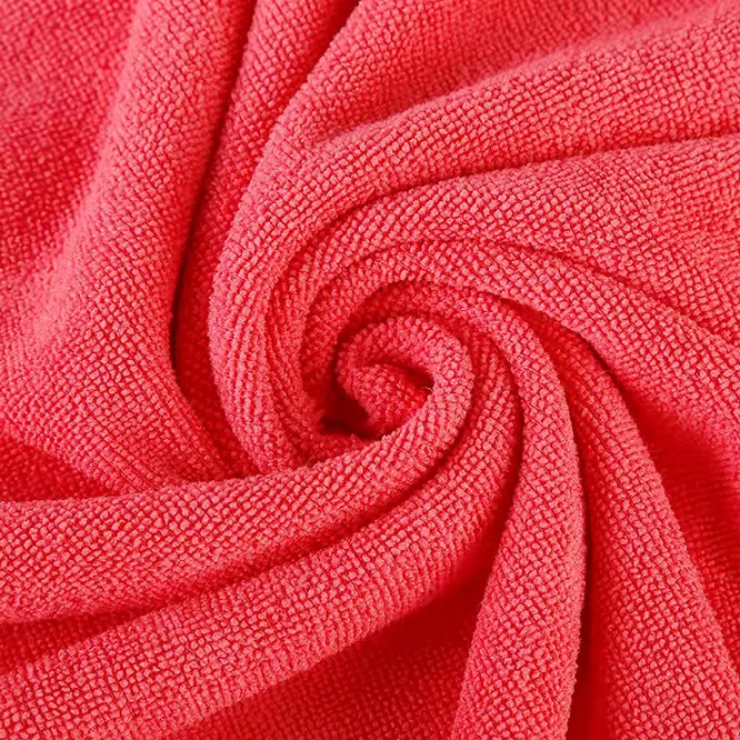 Microfiber Warp Knitting Cleaning Towel Fabric in Roll