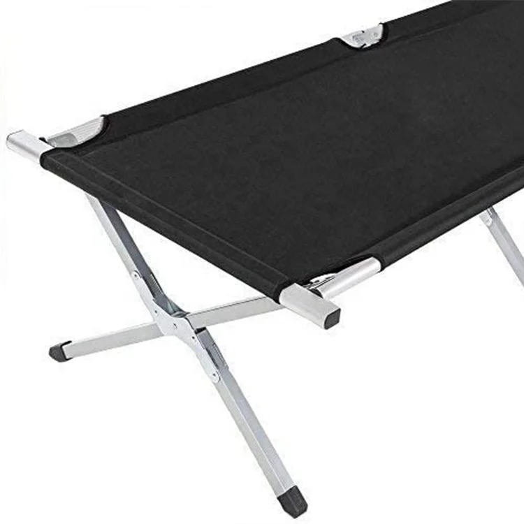 Factory wholesale Folding Camping  Outdoor Beach  Reclining Folding bed for man and woman