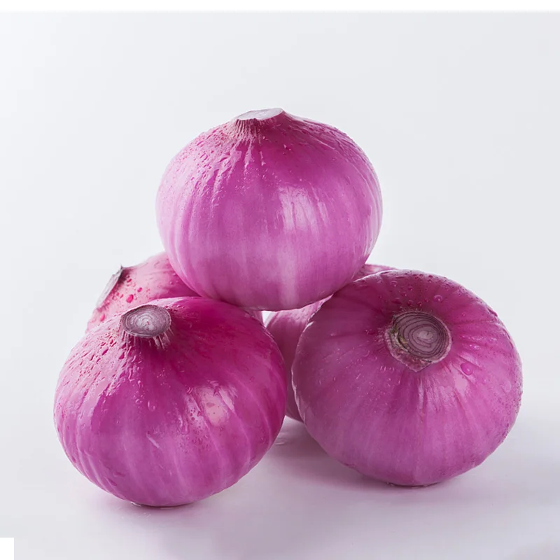 Natural Fresh Non Peeled Red Onion Export quality