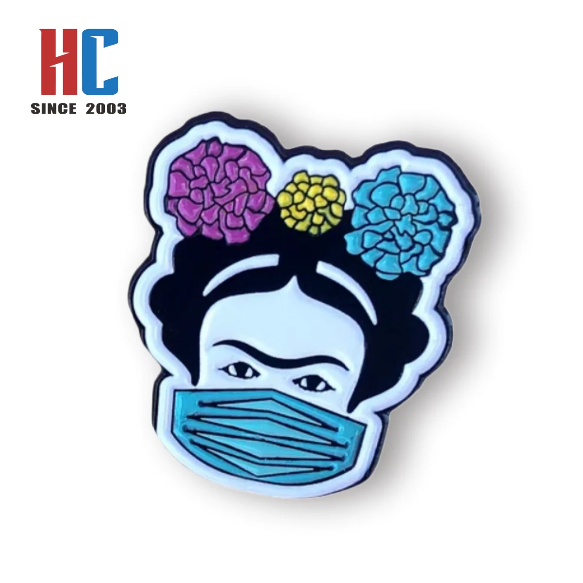 20 Years  Factory Custom Hard enamel beatiful  Mexican man Mexico character  Latins Lapel Pin