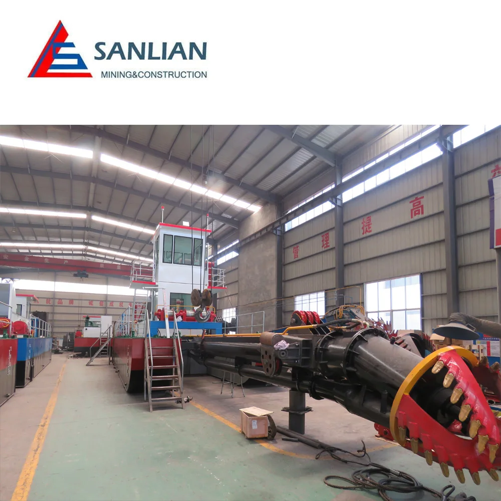 New Hydraulic Cutter Suction Dredger Vessel for Sand and Gravel Dredging with Efficient Motor Dredging Equipment
