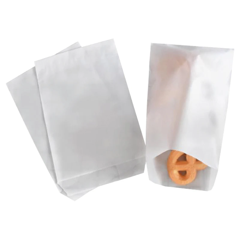 Custom logo mini glassine bags small packing  envelope packaging clear cellophane transparent wax food glassine paper bag