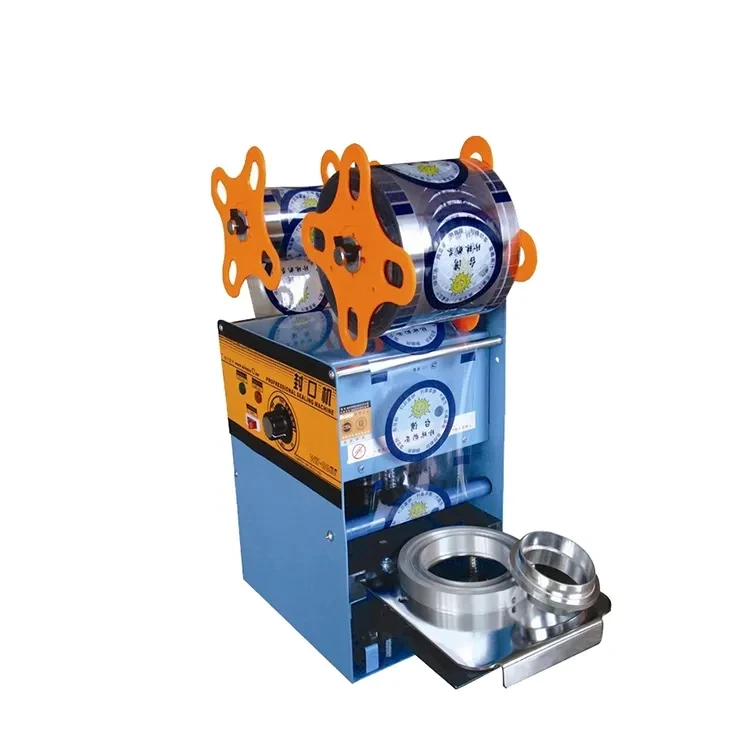 Small Manual Plastic Cup Heat Sealing Machine Babo Tea Cups Sealing Machine