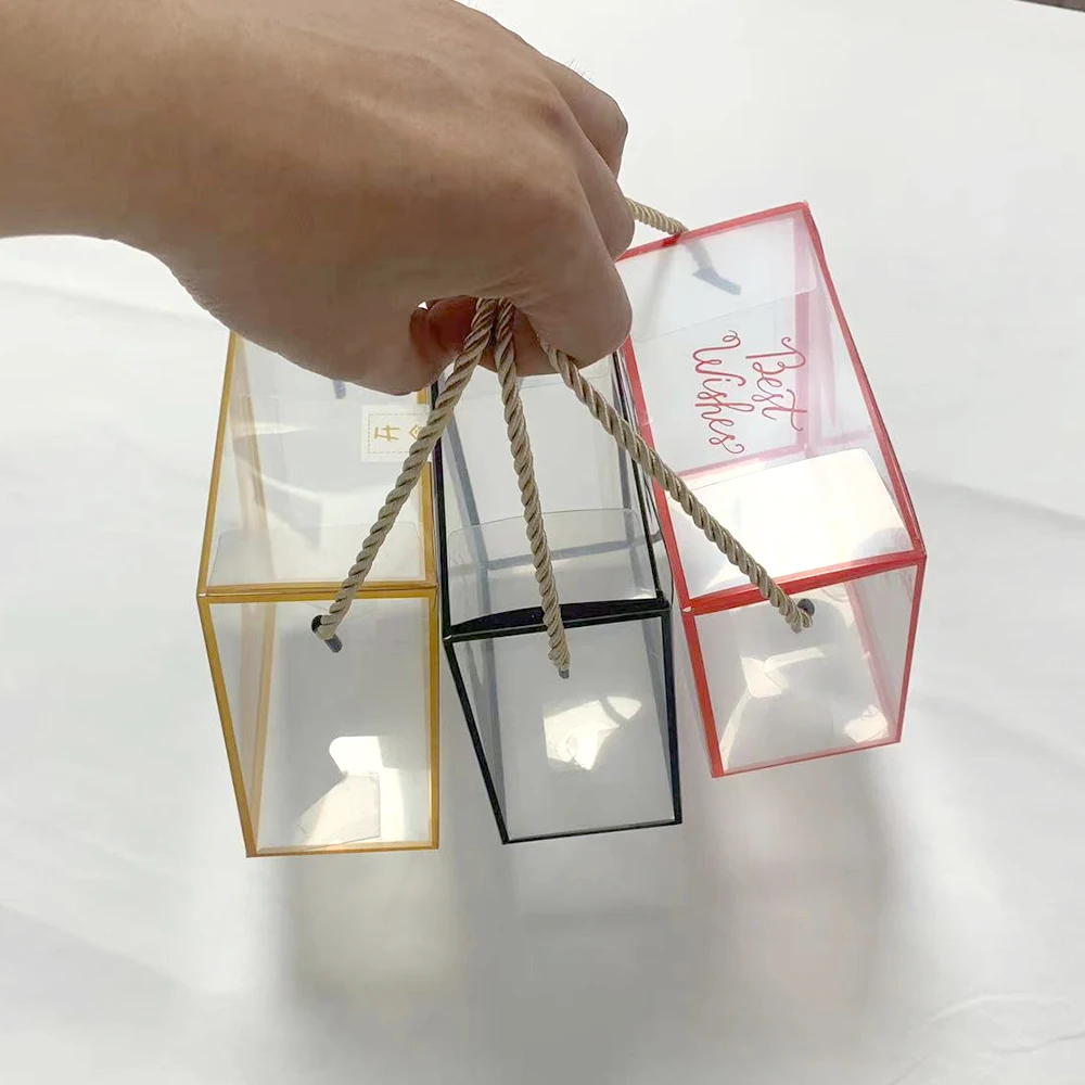 OEM Custom Gift Box Transparent Folding PVC PET Plastic Acetate Clear Packaging Box