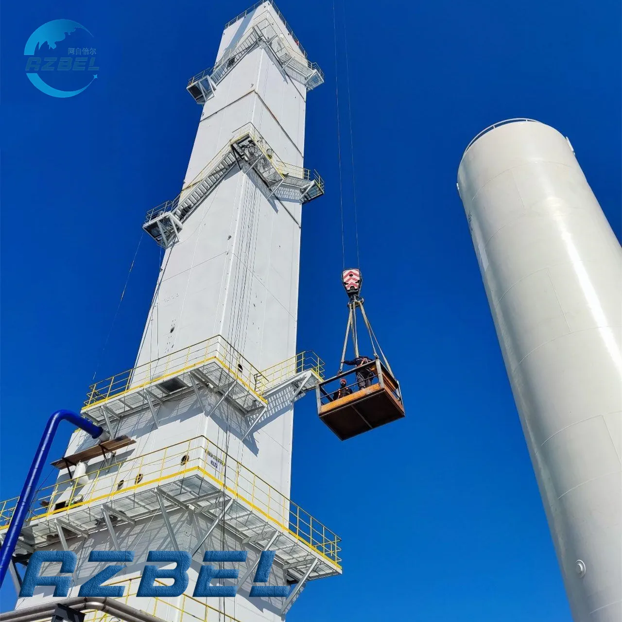 AZBEL argon gas generator plant cryogenic liquid argon air separation unit cost