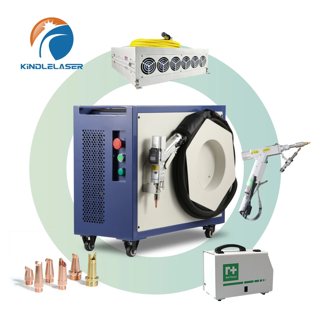 KL High Quality 700w-2000w Mini Mould Laser Handheld Welding Machine Portable Laser Air Cooling