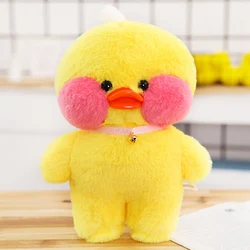 30cm Cute LaLafanfan Cafe Decor Plush Toy Stuffed Soft Kawaii Duck Doll Hyaluronic Acid Little Yellow Duck Pillow