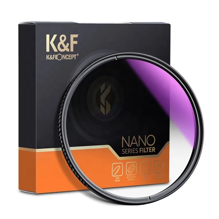 K&F Concept Graduated ND0.9 Filter Camera GND8 filter for DSLR camera