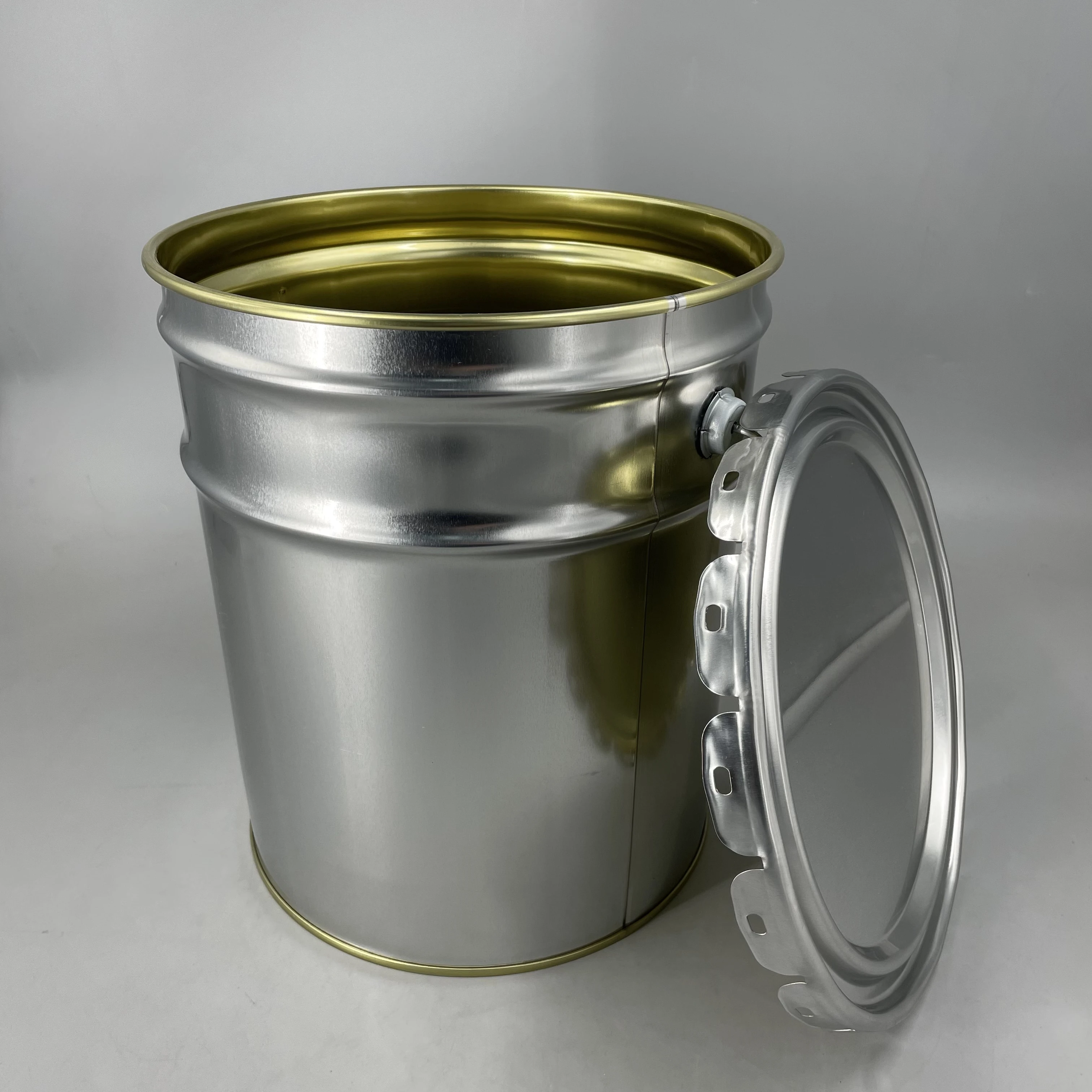 5 gallon tin pail for packaging water base paint or solvent base paint,20 litre metal bucket,paint drum with lug lid
