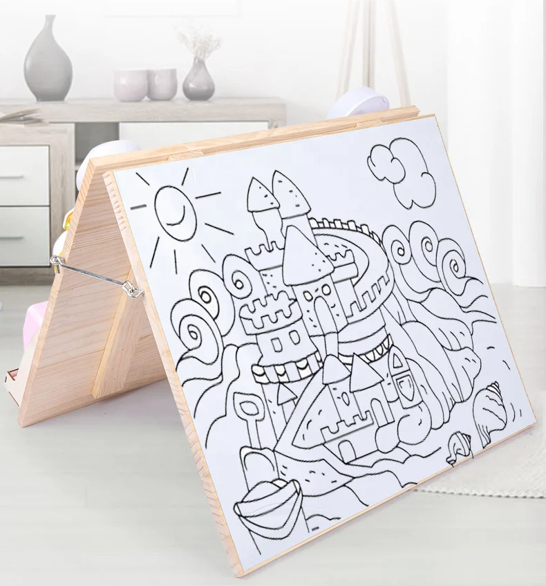 Детская деревянная доска для занятий спортом, детская игрушка, деревянная сенсорная доска для рисования Монтессори, обучающие игрушки для малышей