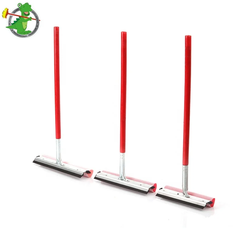 Window Squeegees With Flexible Pole For Sponge Scrape And Wiper Glass Washing Cleaning
